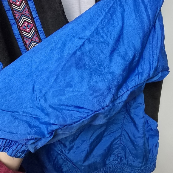 Vintage 80's 90's Lavon by Cheerful Corp Blue 1/2 Zip Sweater Size Medium *Read* - Picture 7 of 11